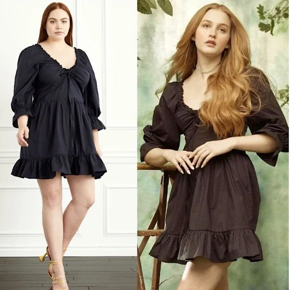 House on the Hill　Dress (Black)　100(3Y) 20230411-hhh-s14-033-v2-